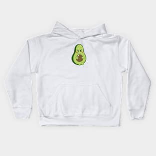 Cute avocado Kids Hoodie